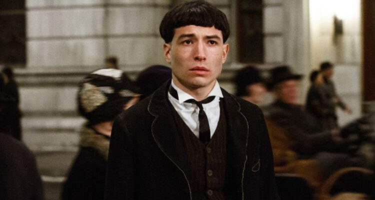 Ezra Miller en su papel para Animales Fantásticos y Dónde Encontrarlos. Miller arriesga hasta 26 años de cárcel.