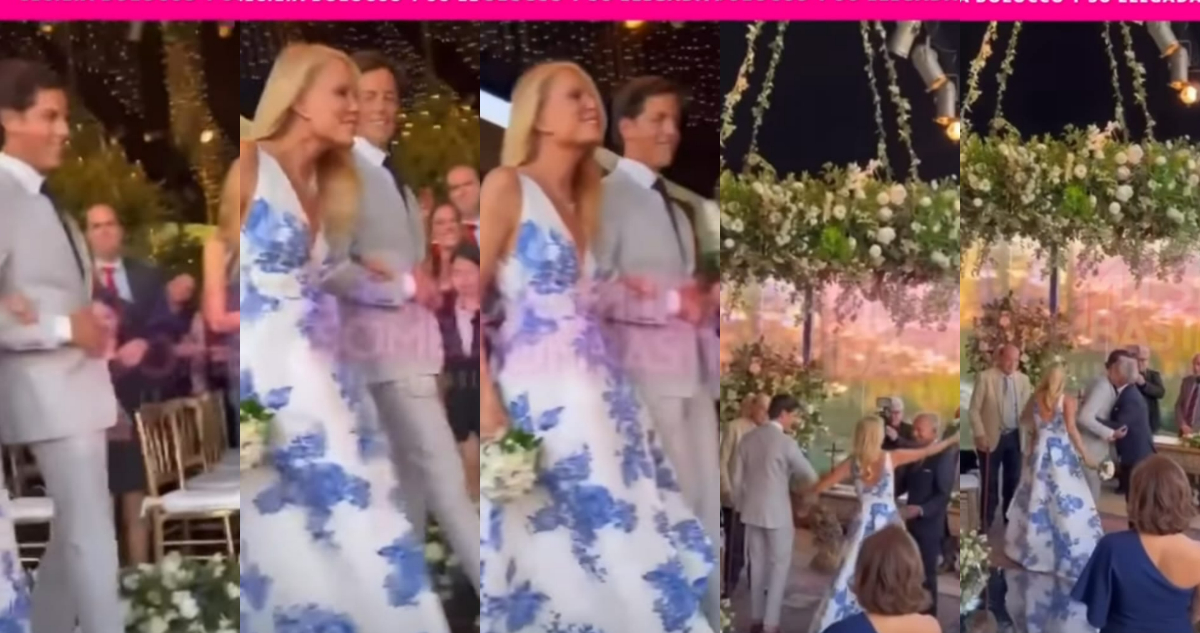 Cecilia Borocco's wedding video filtered