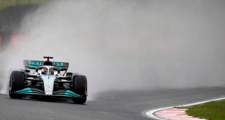 George Russell fue el mejor en los libres del GP de Japón de Fórmula 1.