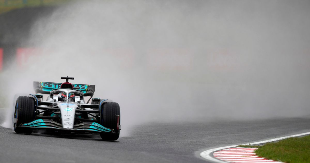 George Russell fue el mejor en los libres del GP de Japón de Fórmula 1.