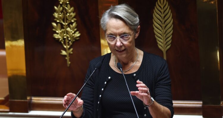 La primera ministra francesa, Elisabeth Borne.