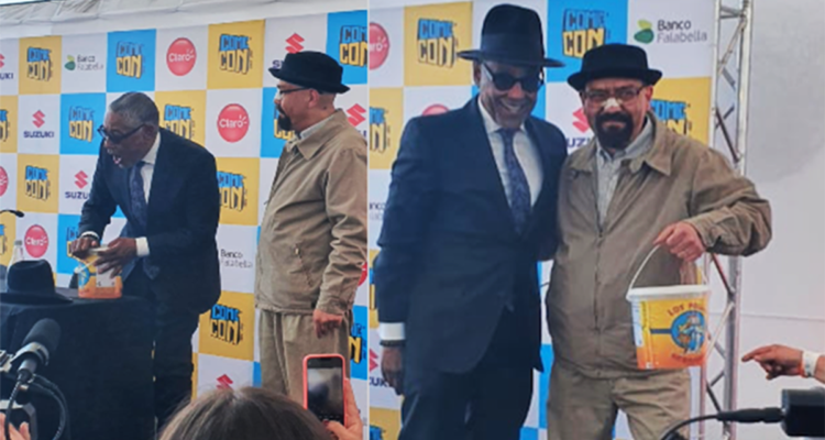 Giancarlo Esposito y un fan