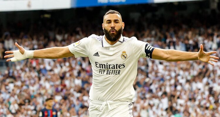 El gol de Karim Benzema en clásico Real Madrid-Barcelona