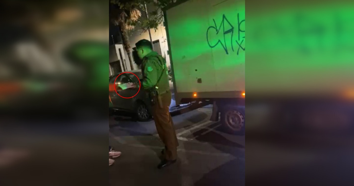 Hombre intenta sobornar a Carabineros con gran suma de dinero para evitar multa en Independencia