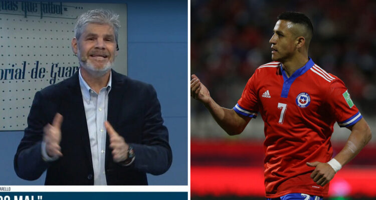 Juan Cristóbal Guarello las emprendió contra Alexis Sánchez y Fernando Felicevich.