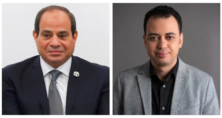 Foto contexto presidente Egipto y especialista HRW por COP27