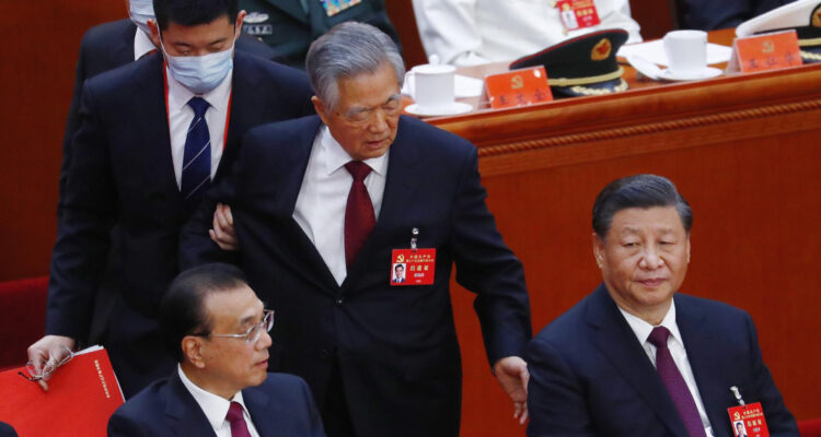 Hu Hintao y Xi Jinping