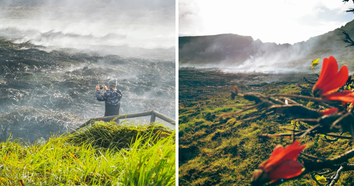 Es irrecuperable": Moais terminaron totalmente calcinados tras incendios forestales en Rapa Nui | Nacional | BioBioChile