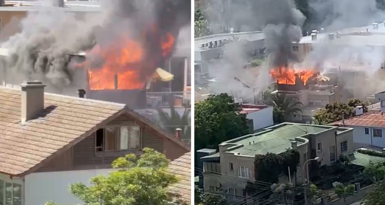 Incendio en Viña del Mar