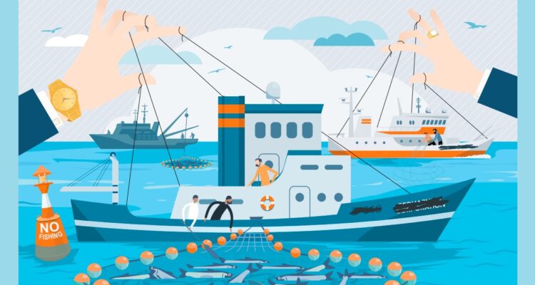 Foto contexto pesca ilegal por informe de la FTC