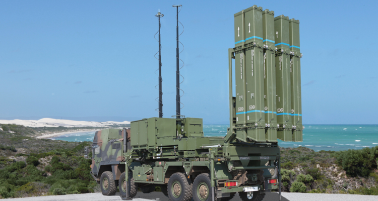 El antiaéreo IRIS-T.