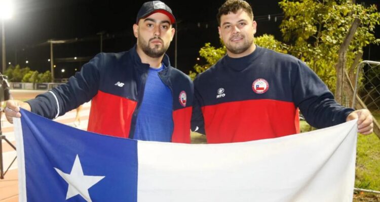 El lanzamiento del martillo chileno se luce en los Odesur 2022: Kehr y Mansilla ganan oro y plata