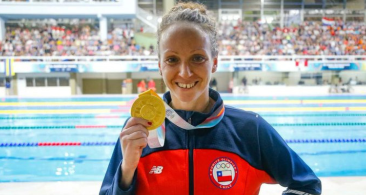 La nadadora nacional Kristel Köbrich, vuelve a colgarse una medalla.