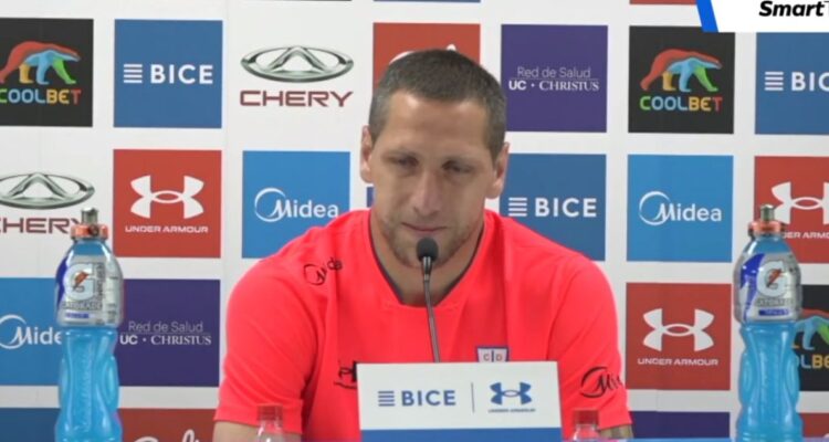 Un emocionado Luciano Aued confirmó su adiós a Universidad Católica.