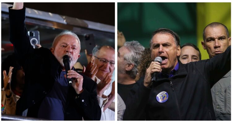 Lula da Silva y Jair Bolsonaro.