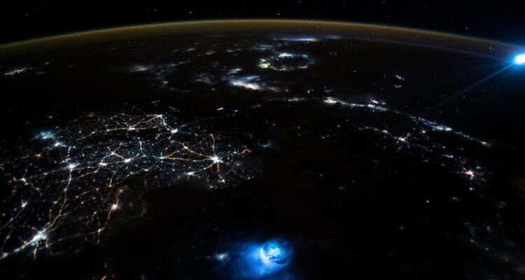 Manchas azules sobre la Tierra