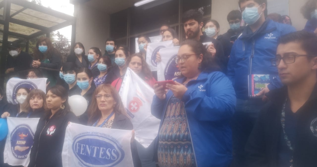 Manifestación Hospital de Valdivia
