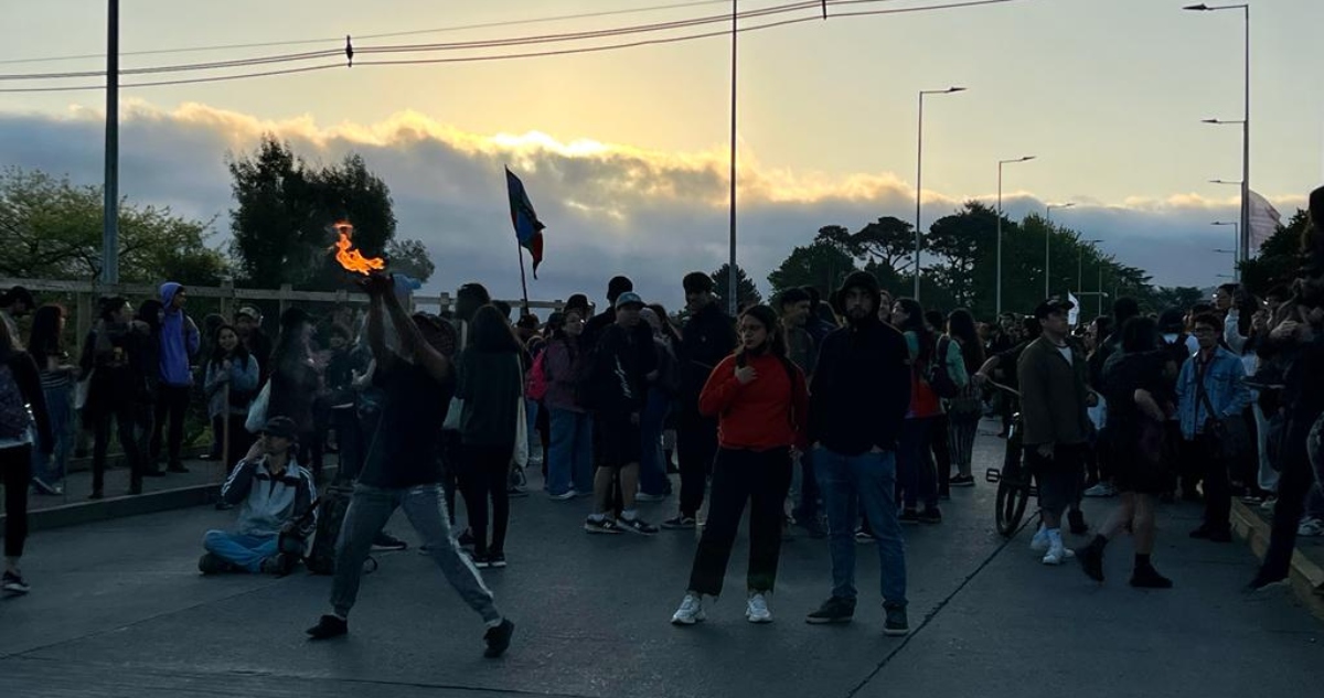 Manifestación en Valdivia