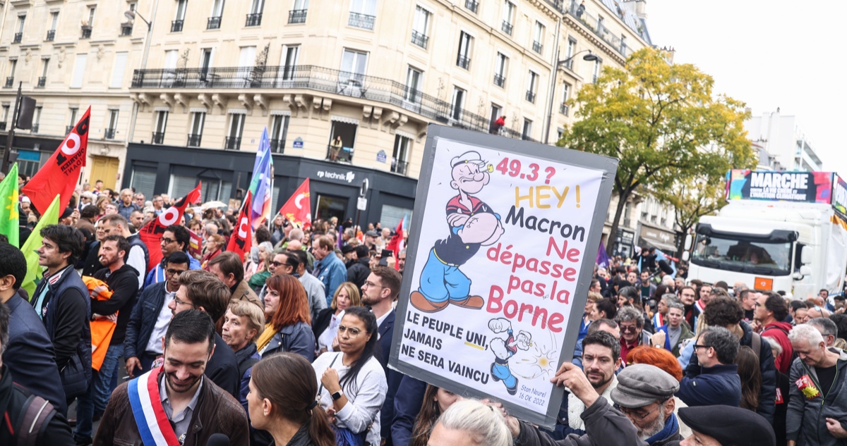 Marcha en Francia contra inflación