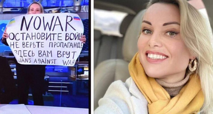 Marina Ovsyannikova: la periodista que escapó tras arresto domiciliario y burló a Putin.