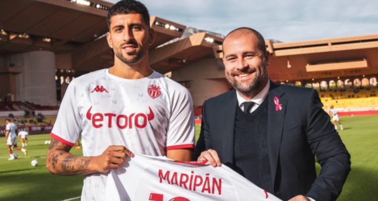 Guillermo Maripán cumple 100 partidos con la camiseta del Mónaco.