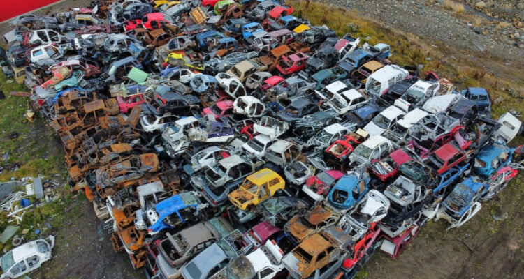 Autos a reciclar en Punta Arenas