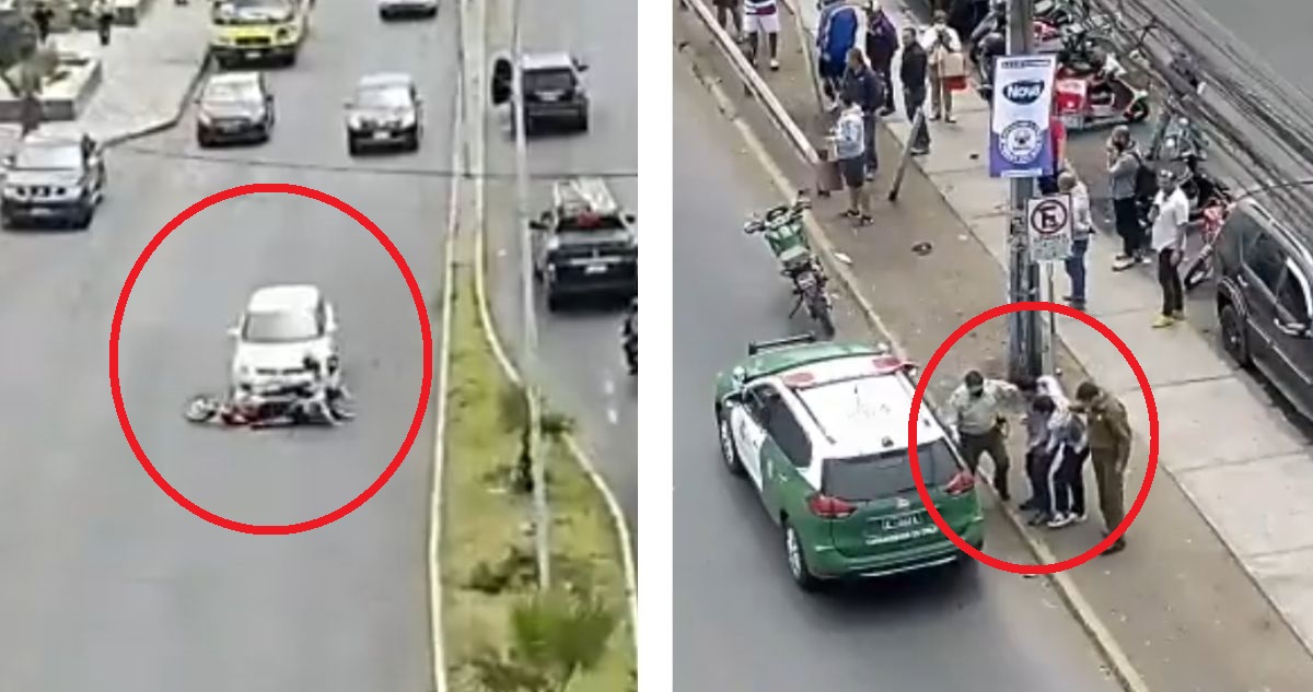Detienen a motochorros atropellados en Iquique tras millonario asalto
