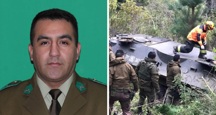 Muere carabinero tras volcamiento de carro COP en Cañete