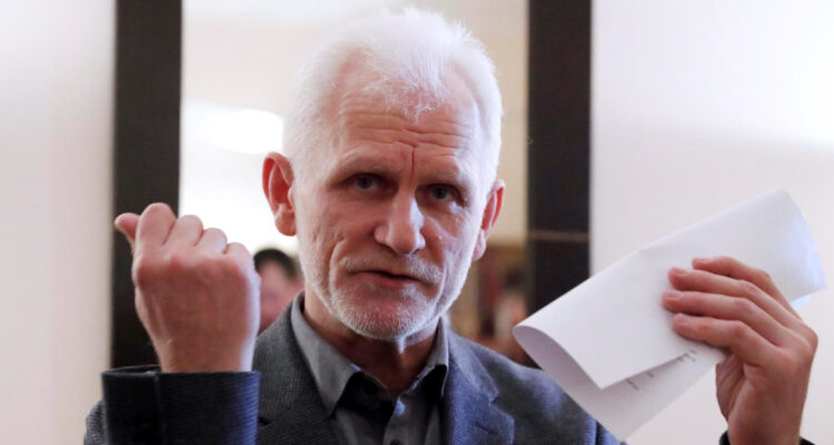 Ales Bialiatski, uno de los ganadores del Premio Nobel de la Paz 2022