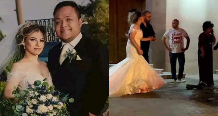 Novio abatido iglesia