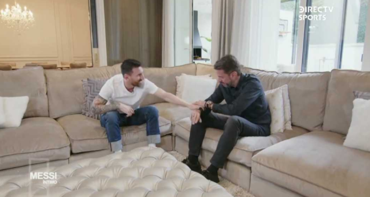 Pablo Giralt, periodista argentino rompe en llanto tras entrevistar a Messi.