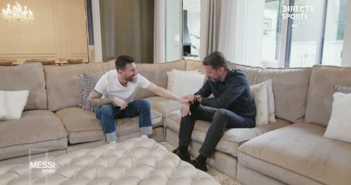 Pablo Giralt, periodista argentino rompe en llanto tras entrevistar a Messi.