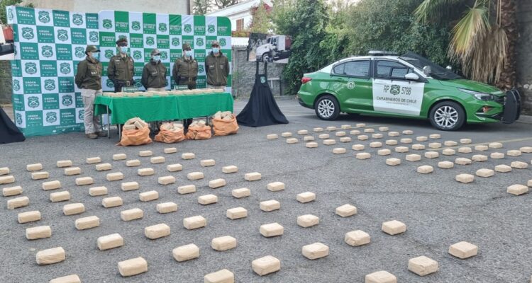 Cae banda que trasladaba más de 306 kilos de pasta base a la RM: se cuidaban con drones y radares