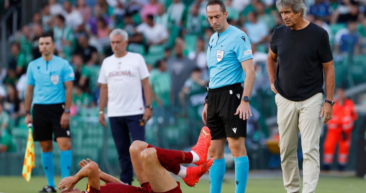 Real Betis de Pellegrini celebra en la Europa League