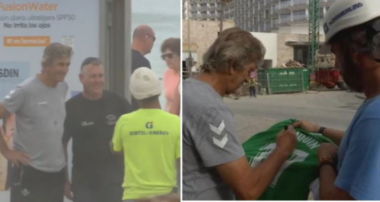 Manuel Pellegrini causa furor en Cádiz.