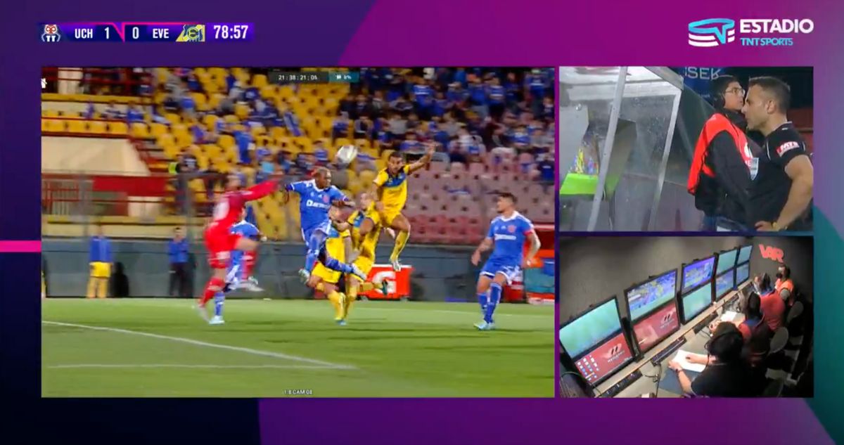 Piero Maza y su explicación en polémico gol anulado a la U ante Everton