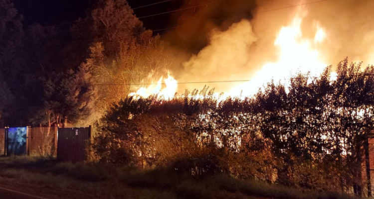 Presunto ataque incendiario en Contulmo