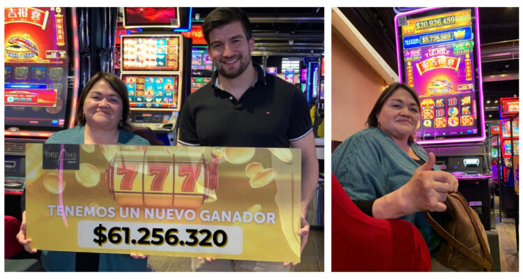 profesora rural ganó millonario premio en casino Dreams de Temuco