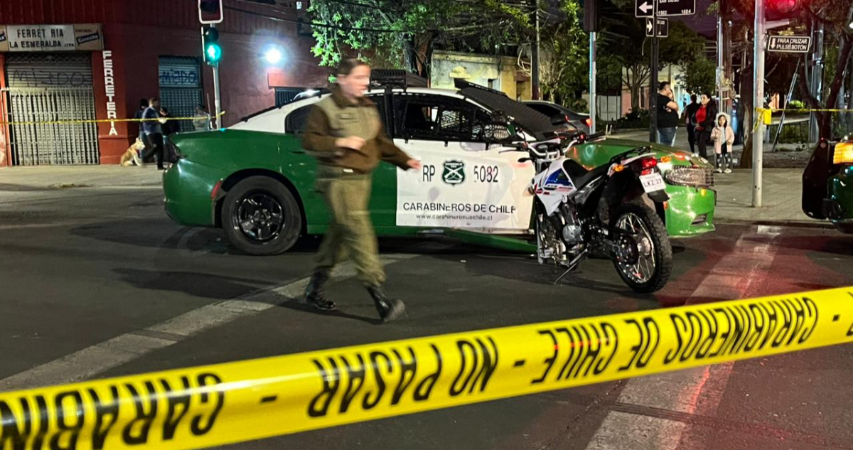 Persecución deja un lesionado y un detenido en la RM Carabineros habría confundido al sospechoso