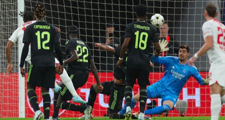 Real Madrid pierde su invicto con sorpresiva derrota ante el Leipzig