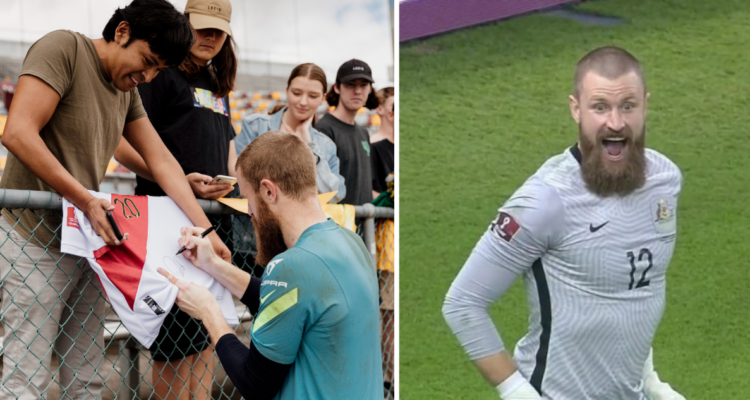 Andrew Redmayne se burla de Perú con un nuevo controversial autógrafo a hincha peruano.