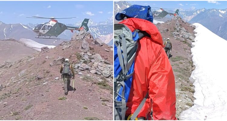 Rescate de hombre lesionado en cerro San Gabriel
