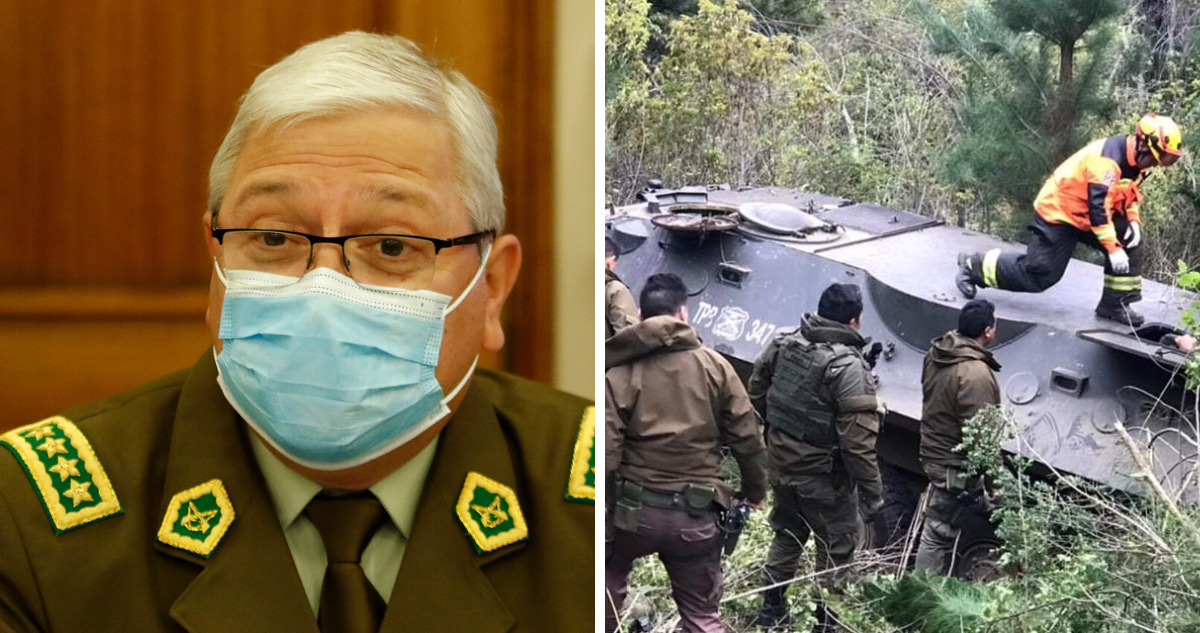 General Director de Carabineros visita Cañete por muerte de funcionario en accidente