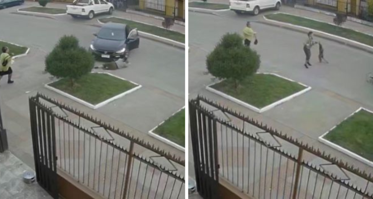 Violento robo de auto adultos mayores de Hualpén