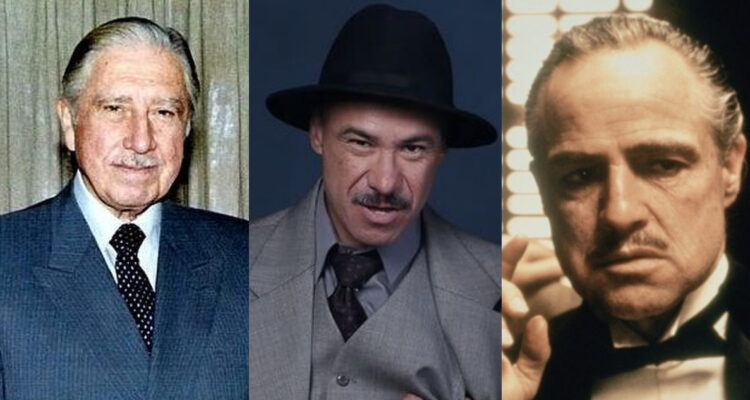 Augusto Pinochet, Rodrigo Soto y Marlon Brando.