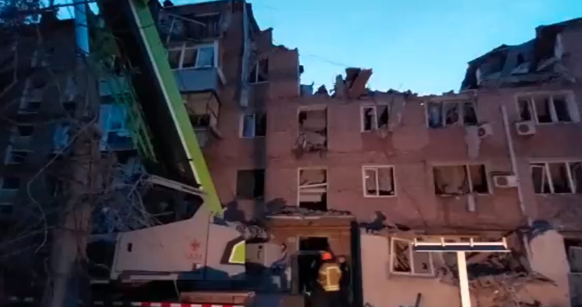 Bombardeo ruso en Mykolaiv, Ucrania