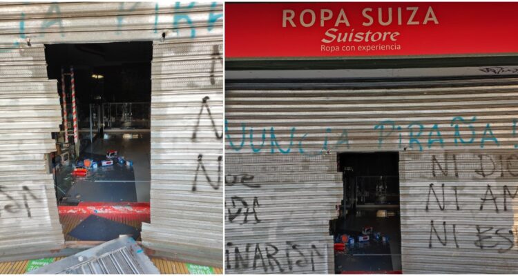 saqueo de tienda en Concepción