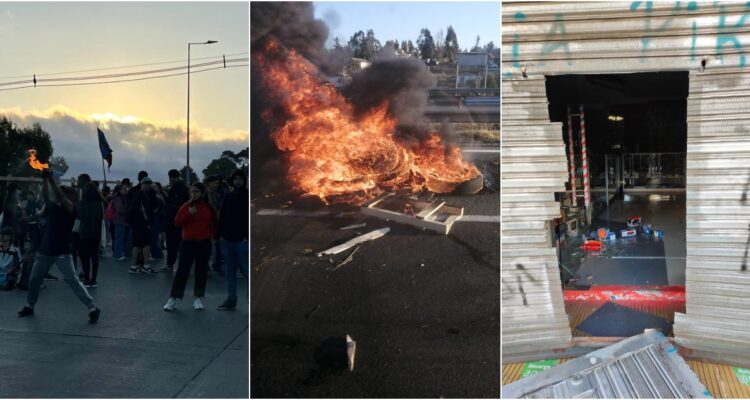 saqueos, incidentes, barricadas