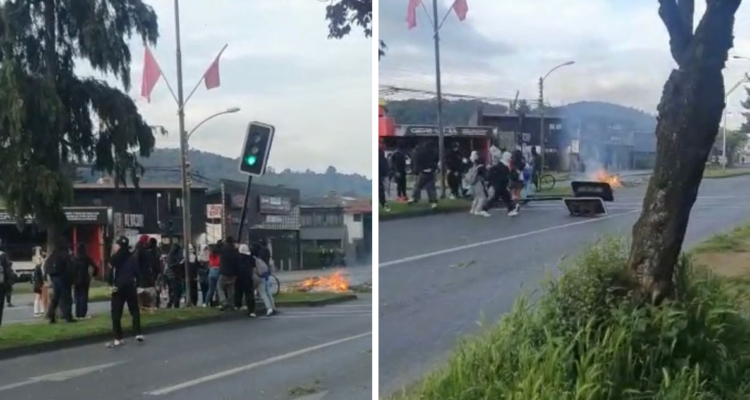 Daños por manifestación del 18 de octubre en Temuco