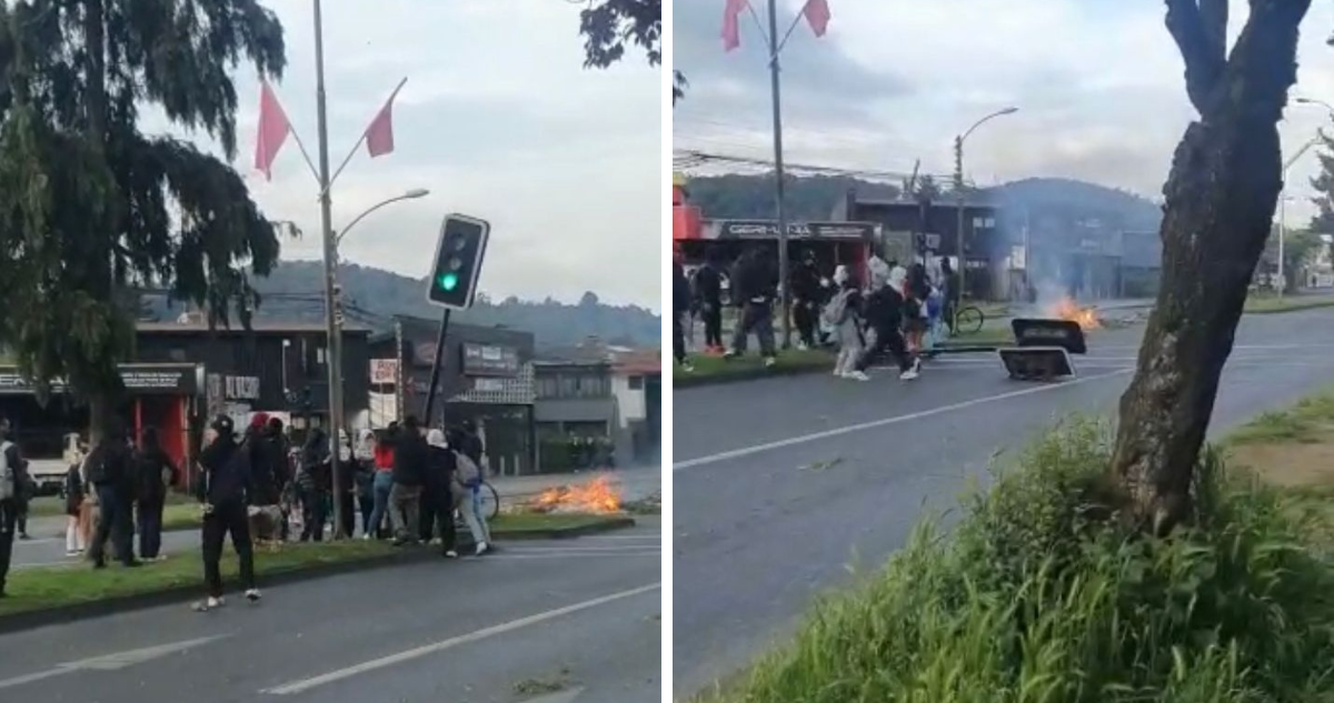 Daños por manifestación del 18 de octubre en Temuco